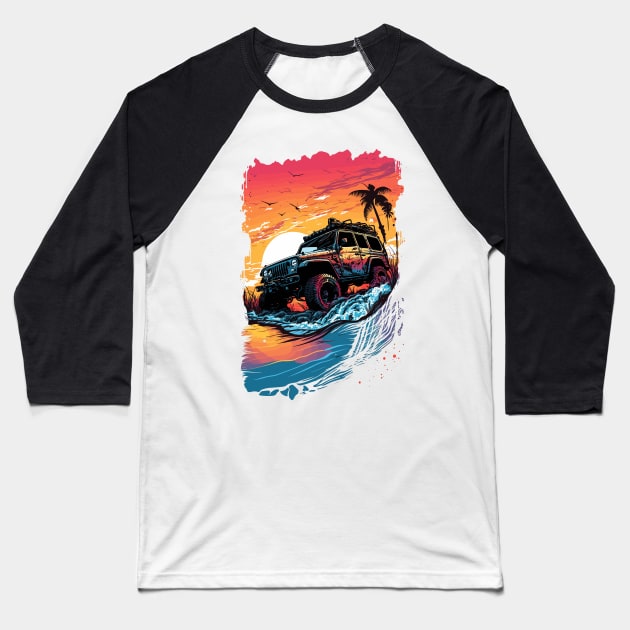 Off-Road Adventure T-Shirt | 4x4 SUV Tee for Outdoor Enthusiasts Baseball T-Shirt by Snoe